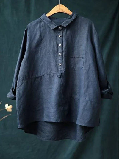 LENORA - Relaxed Button-Up Shirt