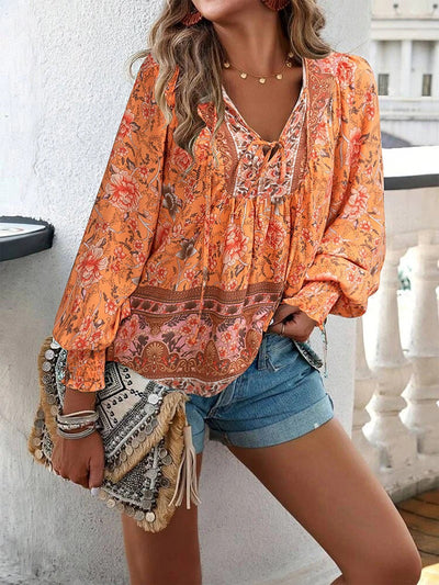 HELENA - Summer Floral Top