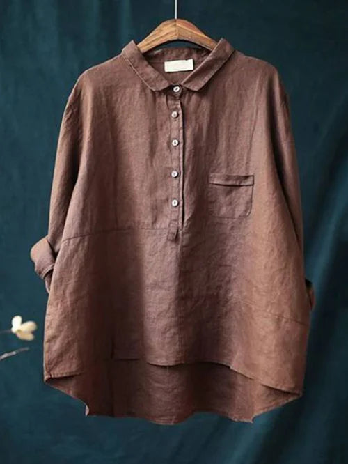 LENORA - Relaxed Button-Up Shirt