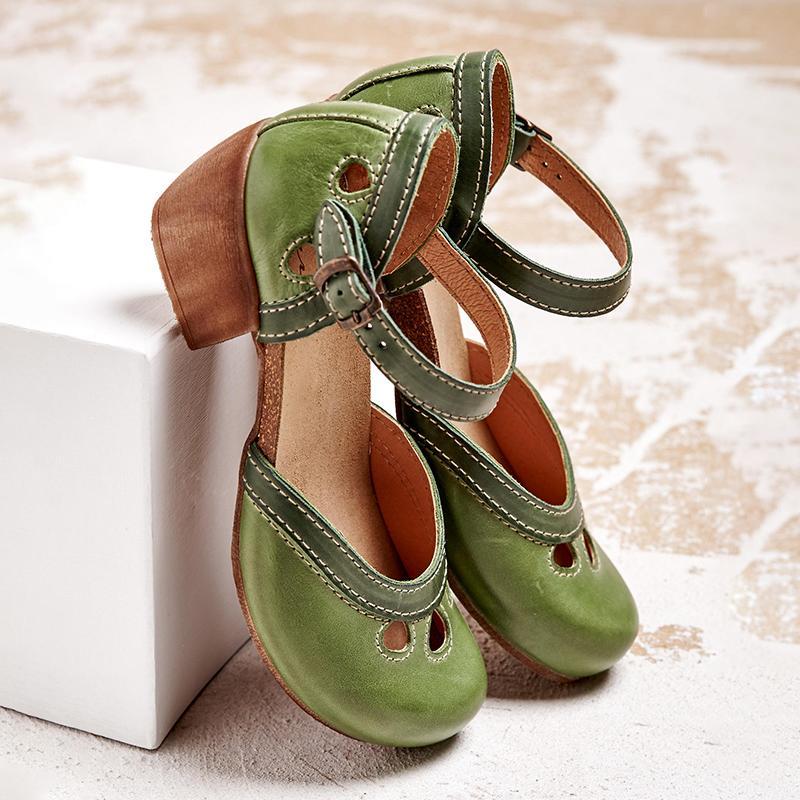 Amalia - Orthopedic Sandals With Low Heel