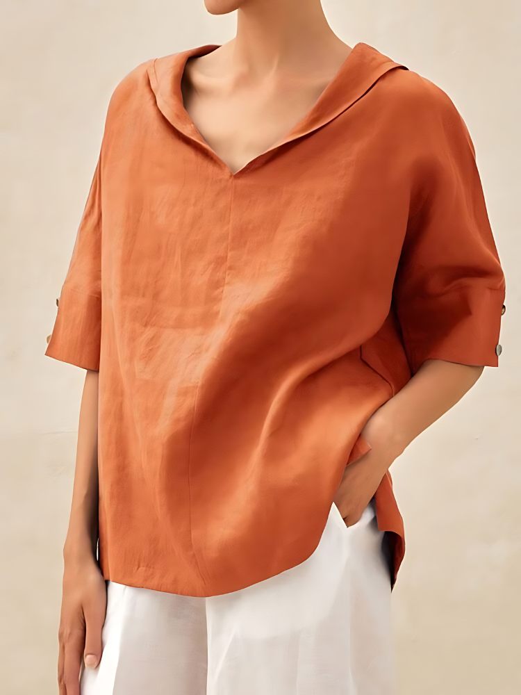 Molly - V-neck Casual Shirt