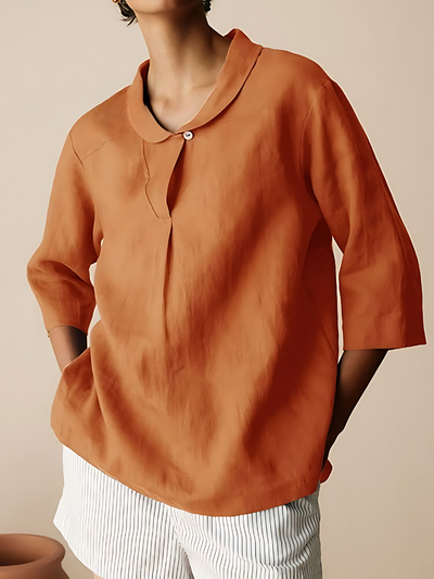 Helen - Casual 3/4 Sleeve Shirt