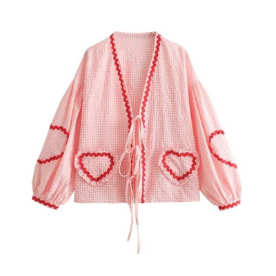 GRACIE Heart Blouse