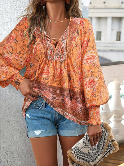 HELENA - Summer Floral Top