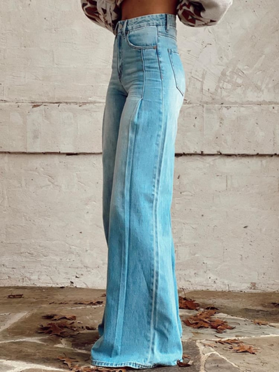 Julia - Vintage retro classic wide leg trousers