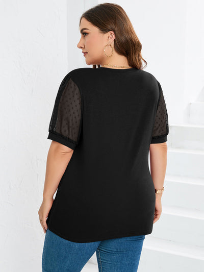 Elegant Top With V-neck