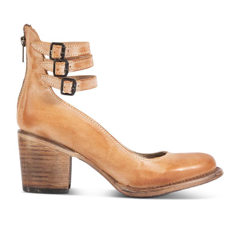 Rina Strapped Block Heel Shoes