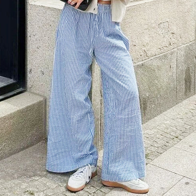 Amelia Casual Striped Pants