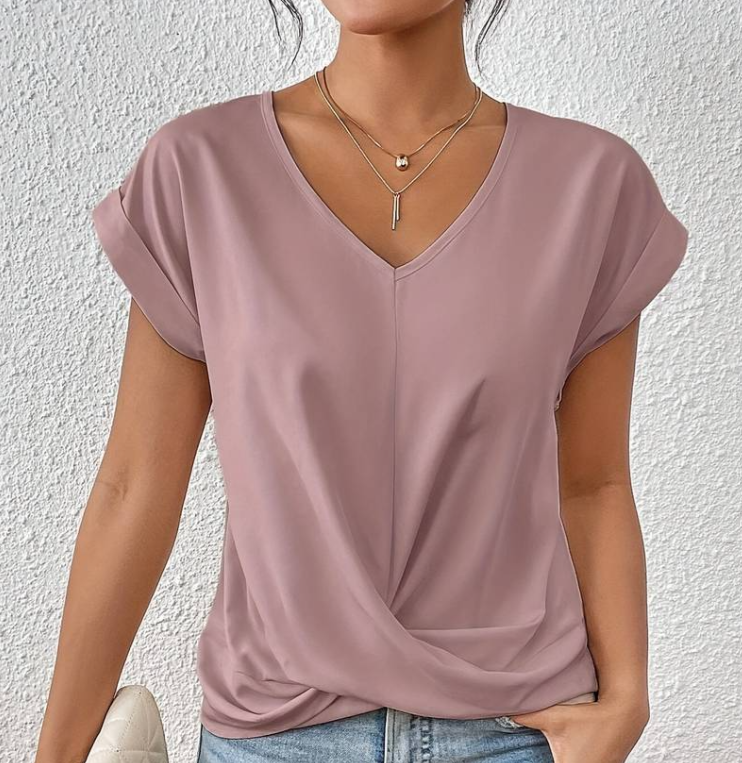 Elva - Elegant v-neck top