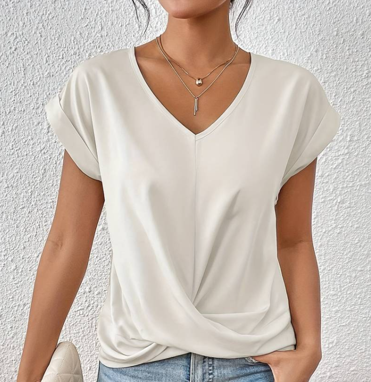 Elva - Elegant v-neck top