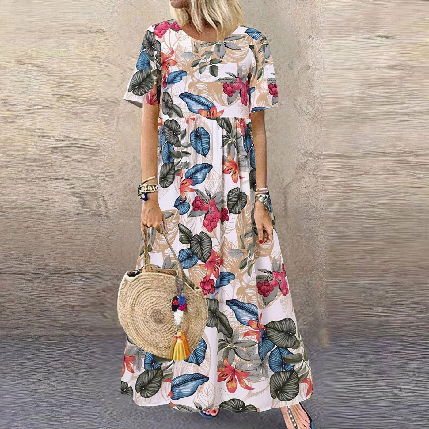 Masie Comfortable floral dress