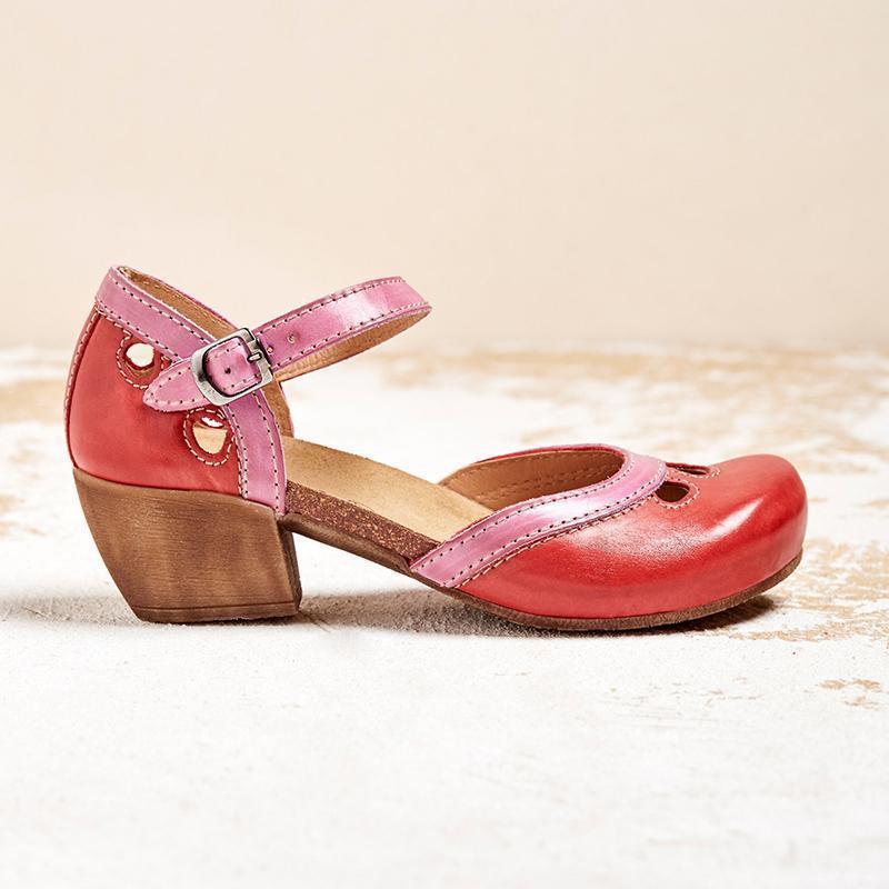 Amalia - Orthopedic Sandals With Low Heel