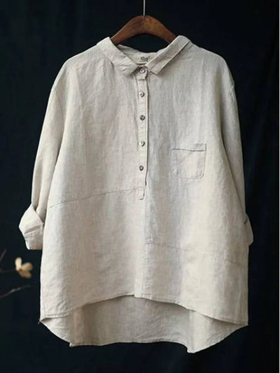 LENORA - Relaxed Button-Up Shirt