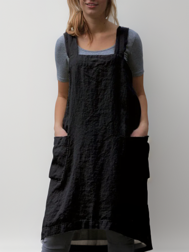 Andi - Simple apron with cross back straps