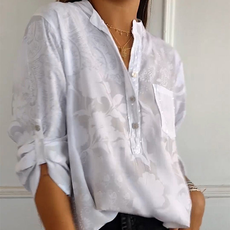 JEZA - Embellished Pocket Blouse