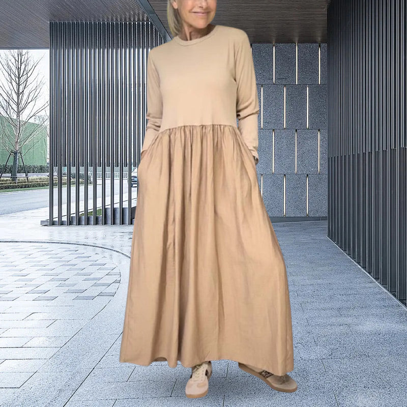 Beatrice | Long Sleeve Knitted Midi Dress