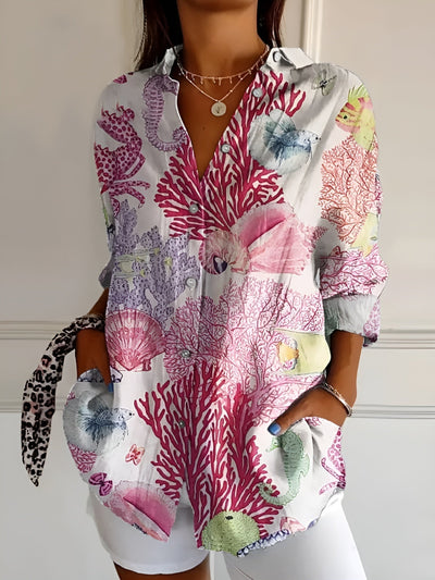 Maja Floral Wave Blouse