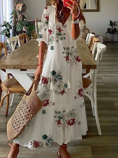 Dianna - Boho Tummy Coverage Dress